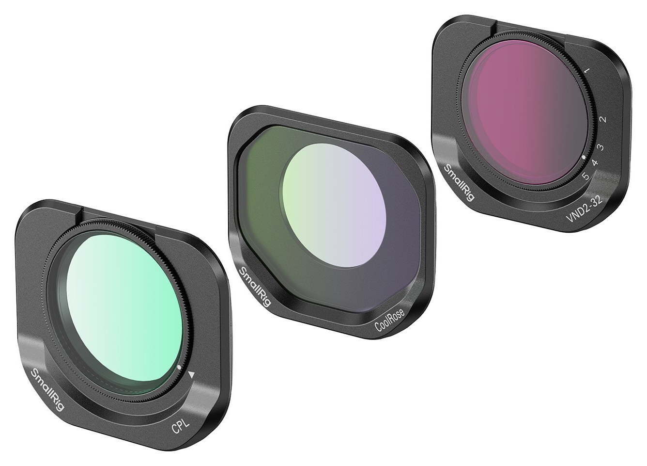 Three magnetic filters for Insta360 Luna Pro