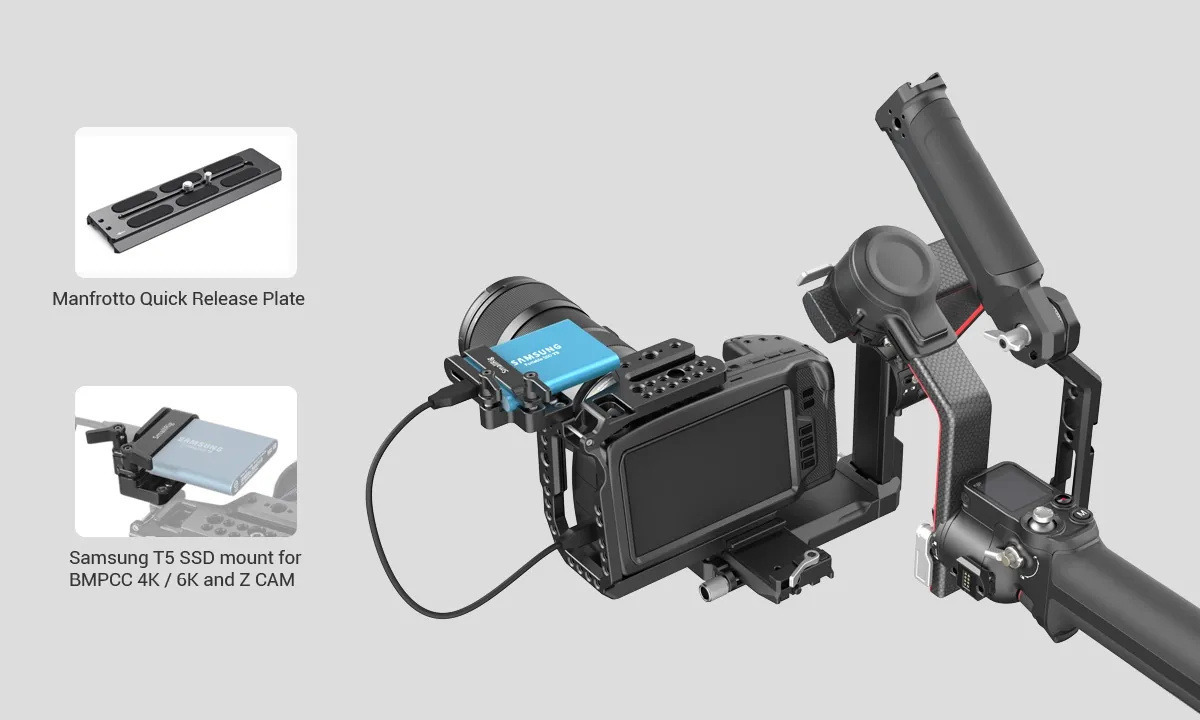Camera Cage for Blackmagic Design Pocket Cinema Camera 4K & 6K