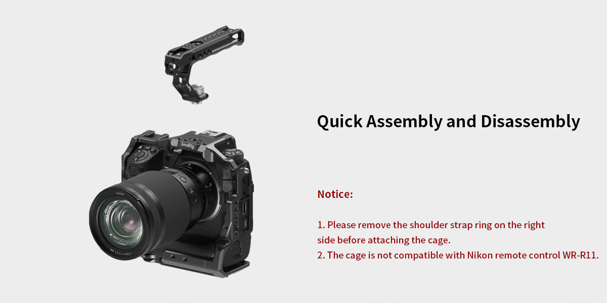 SmallRig Cage Kit pro Nikon Z 9 3738