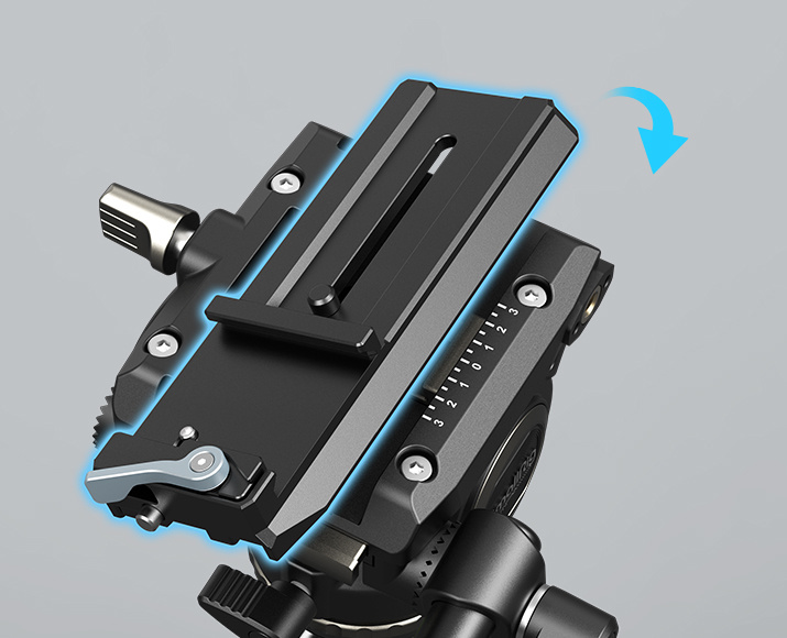 For DJI RS quick release plate mode