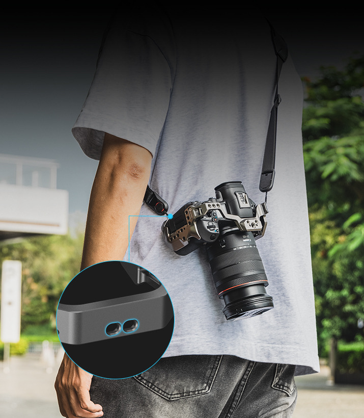 Innovative Strap Attachment Design for Lens Protection