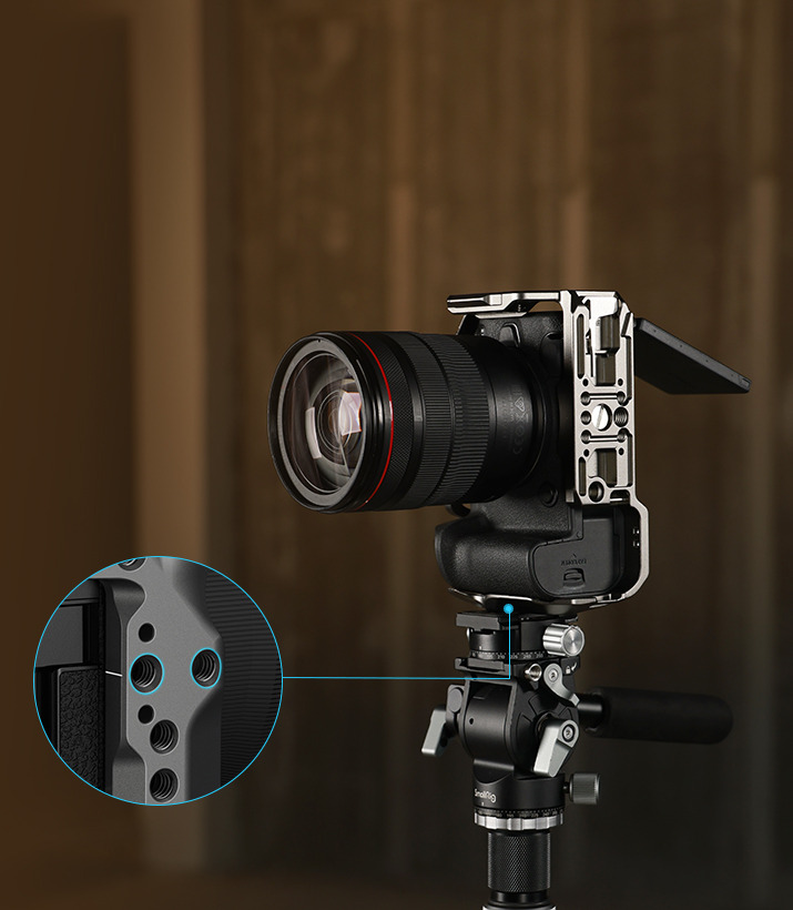 Dual 1/4"-20 Threaded Holes for Stable Vertical Shooting