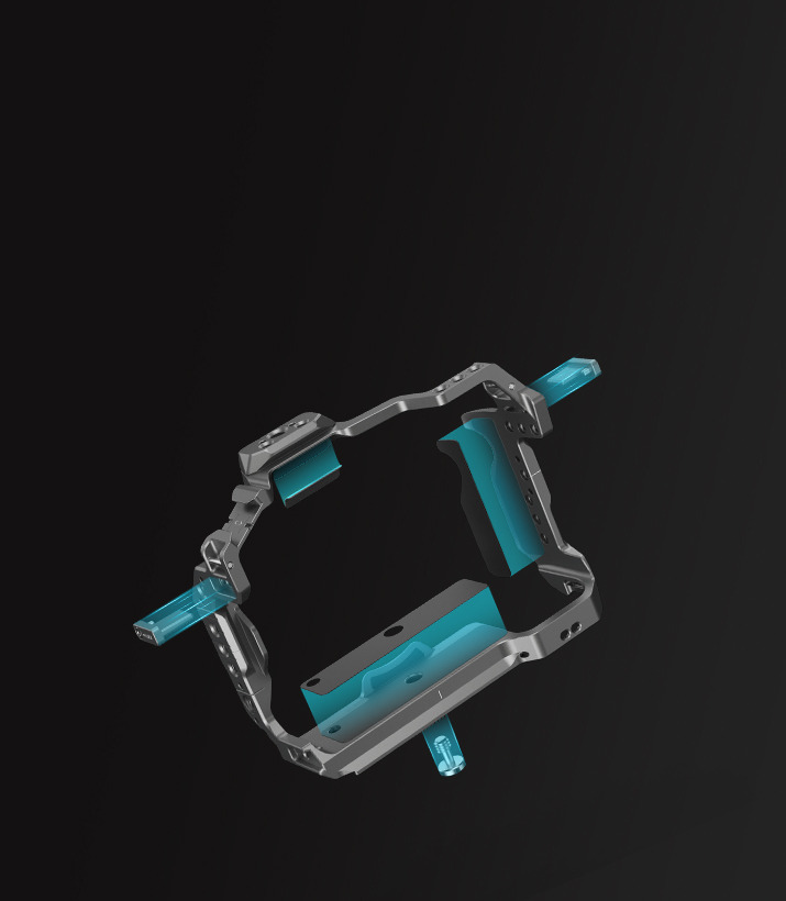 Three-Point Locking System with Integrated Silicone Padding