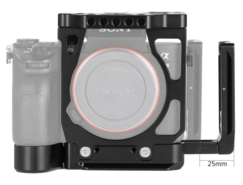 Half Cage with Arca L-Bracket for Sony A7III A7RIII