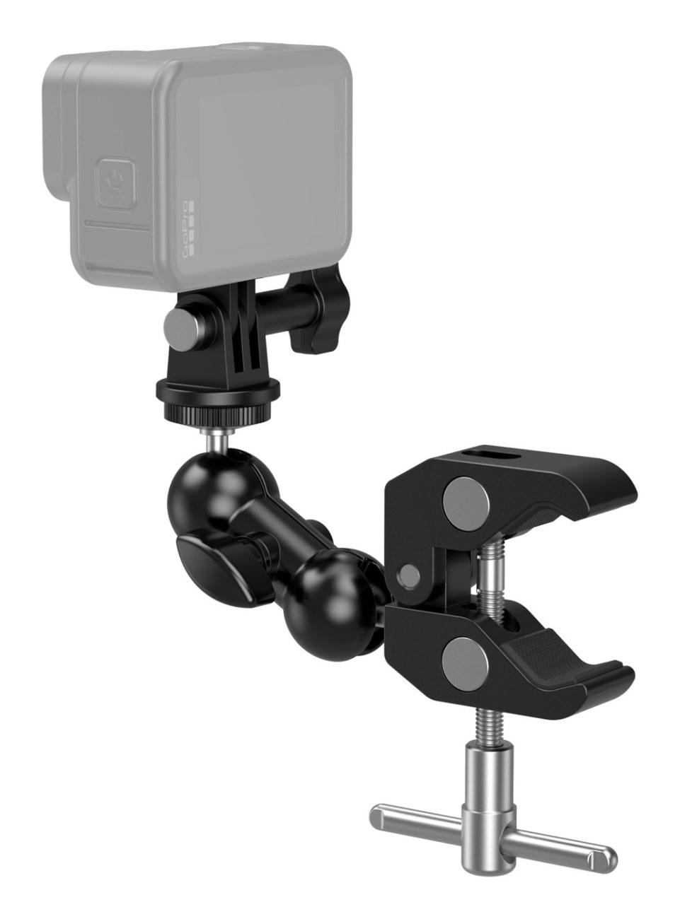 Multi-function Double BallHead with Clamp & 1/4″ Screw 1138