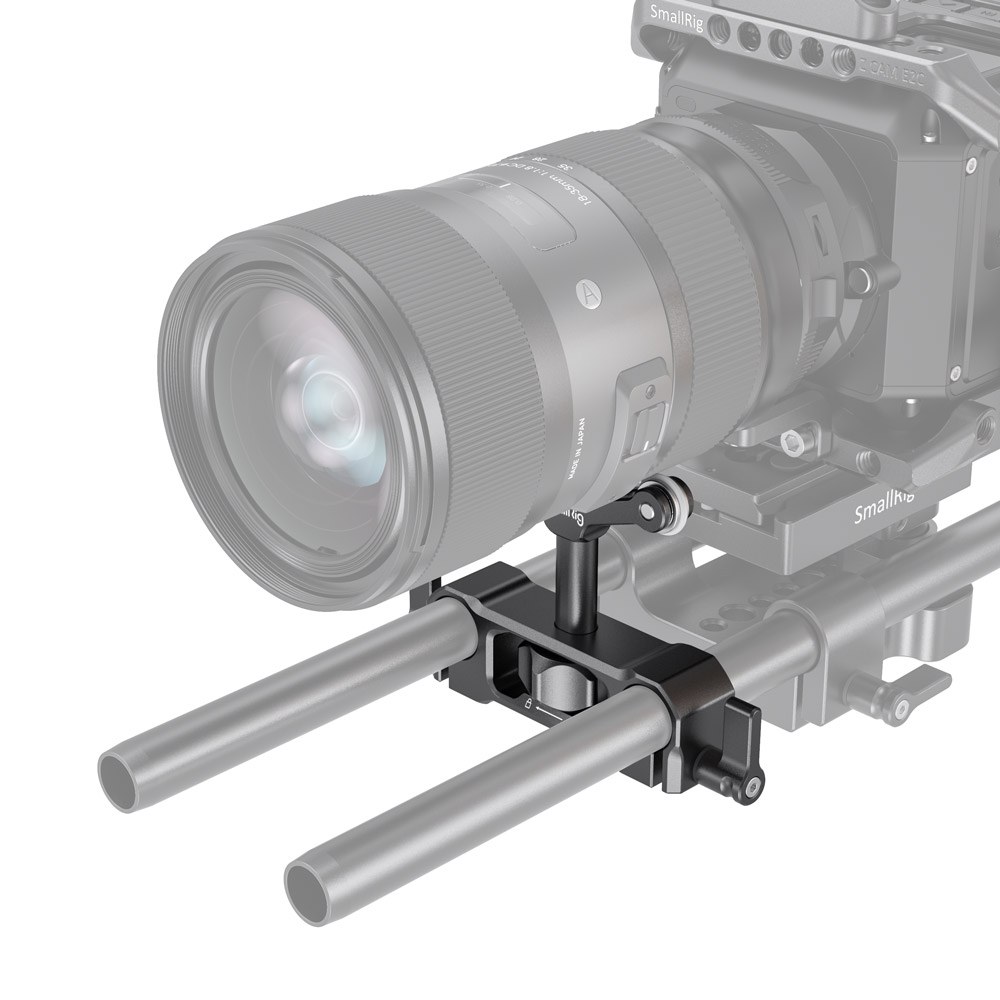 universal 15mm LWS rod mount lens support