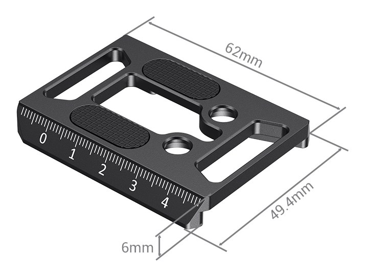Manfrotto 501PL-Type Quick Release Plate for Select SmallRig Cages