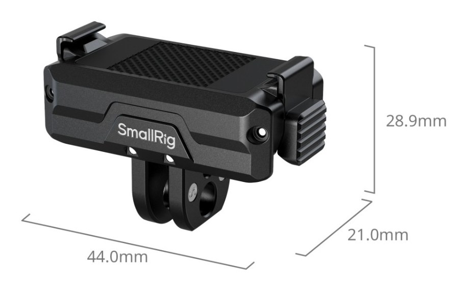 Dual-Mount Support for DJI Action Cameras