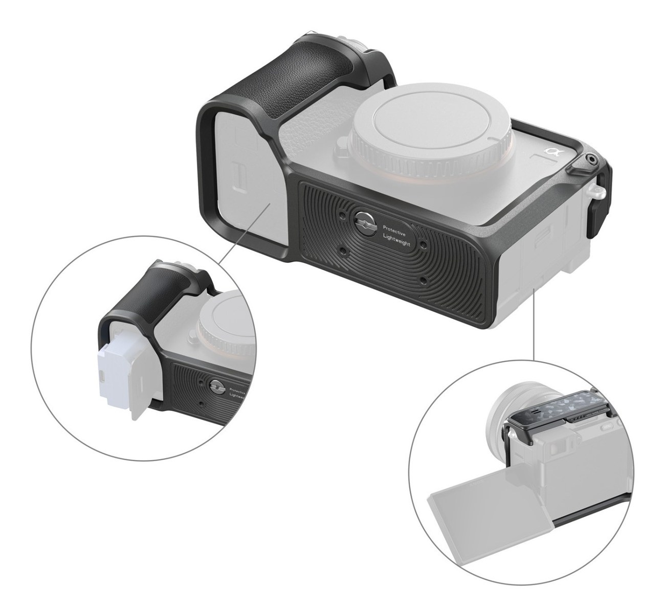 Case for Sony Alpha 7C II / 7CR (Tantalum Gray)