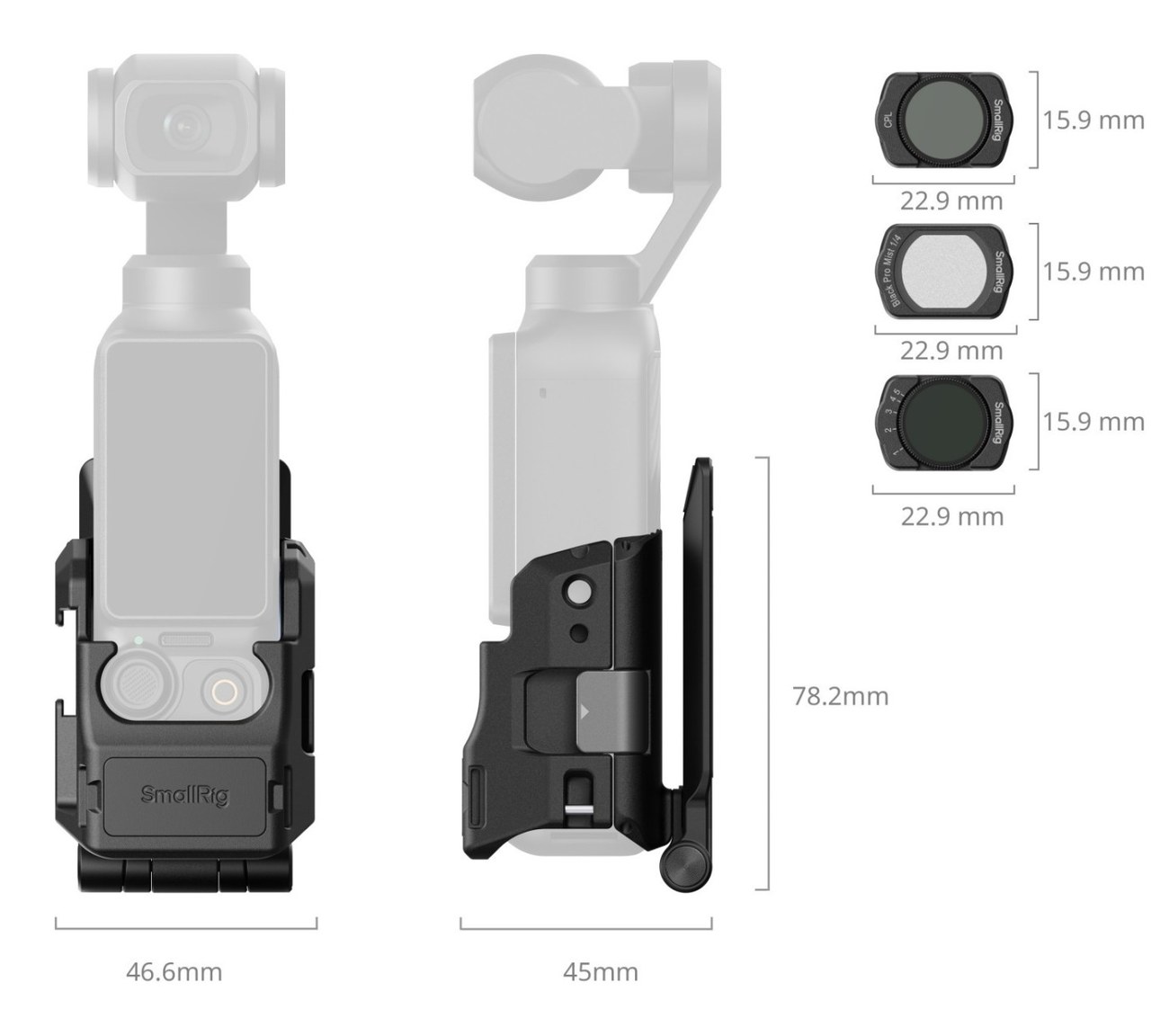 Cage Kit for DJI Osmo Pocket 4 / 3