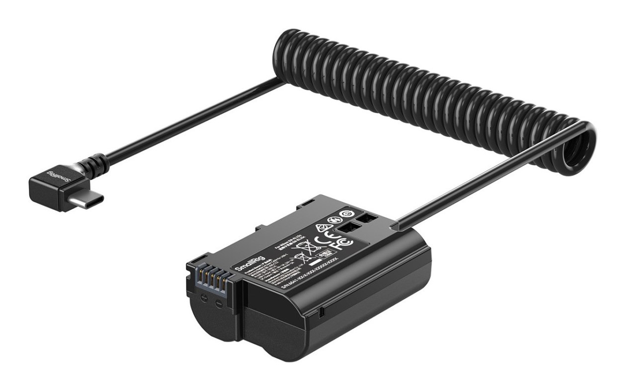 Dummy Battery Power Cable for USB-C for Nikon EN-EL15c