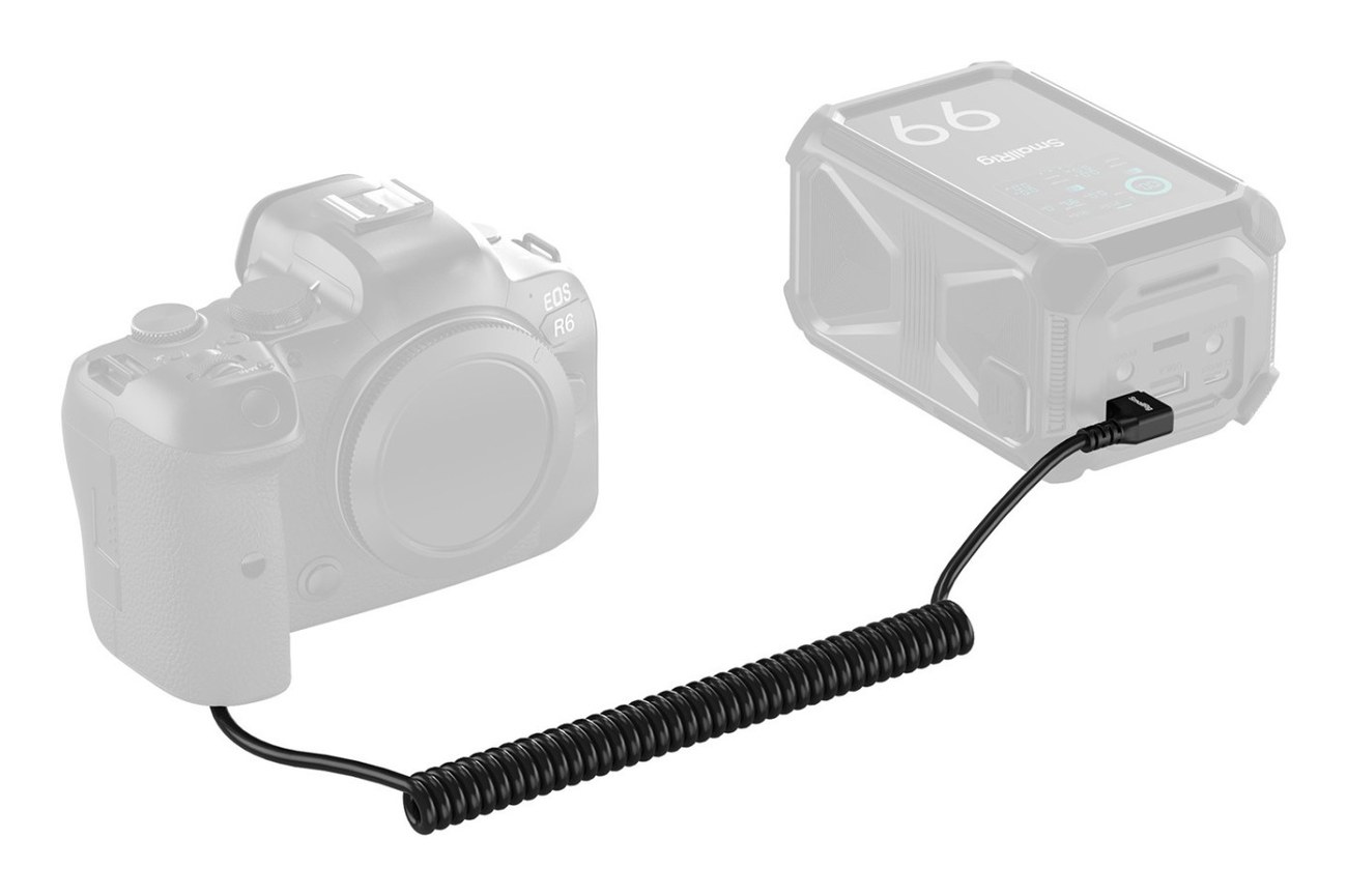 Dummy Battery Power Cable for USB-C for Canon LP-E6P