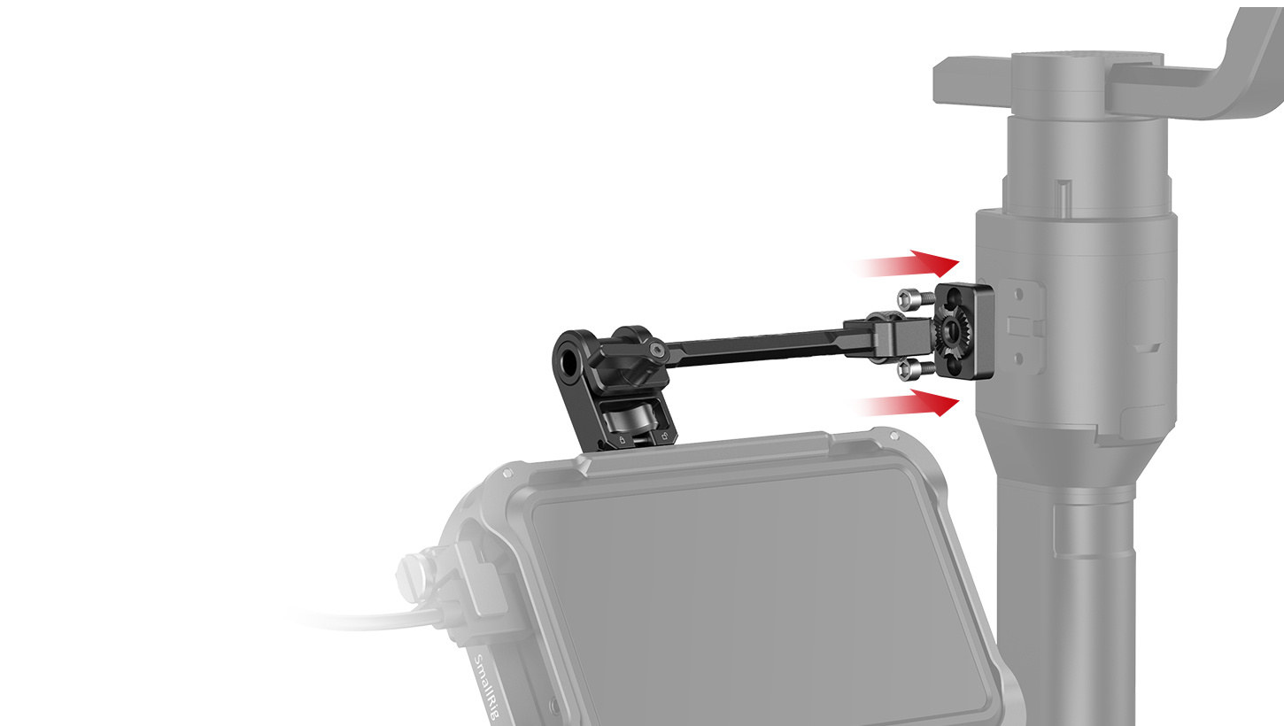 Mount via Rosette Plate with Two Included M4 Screws