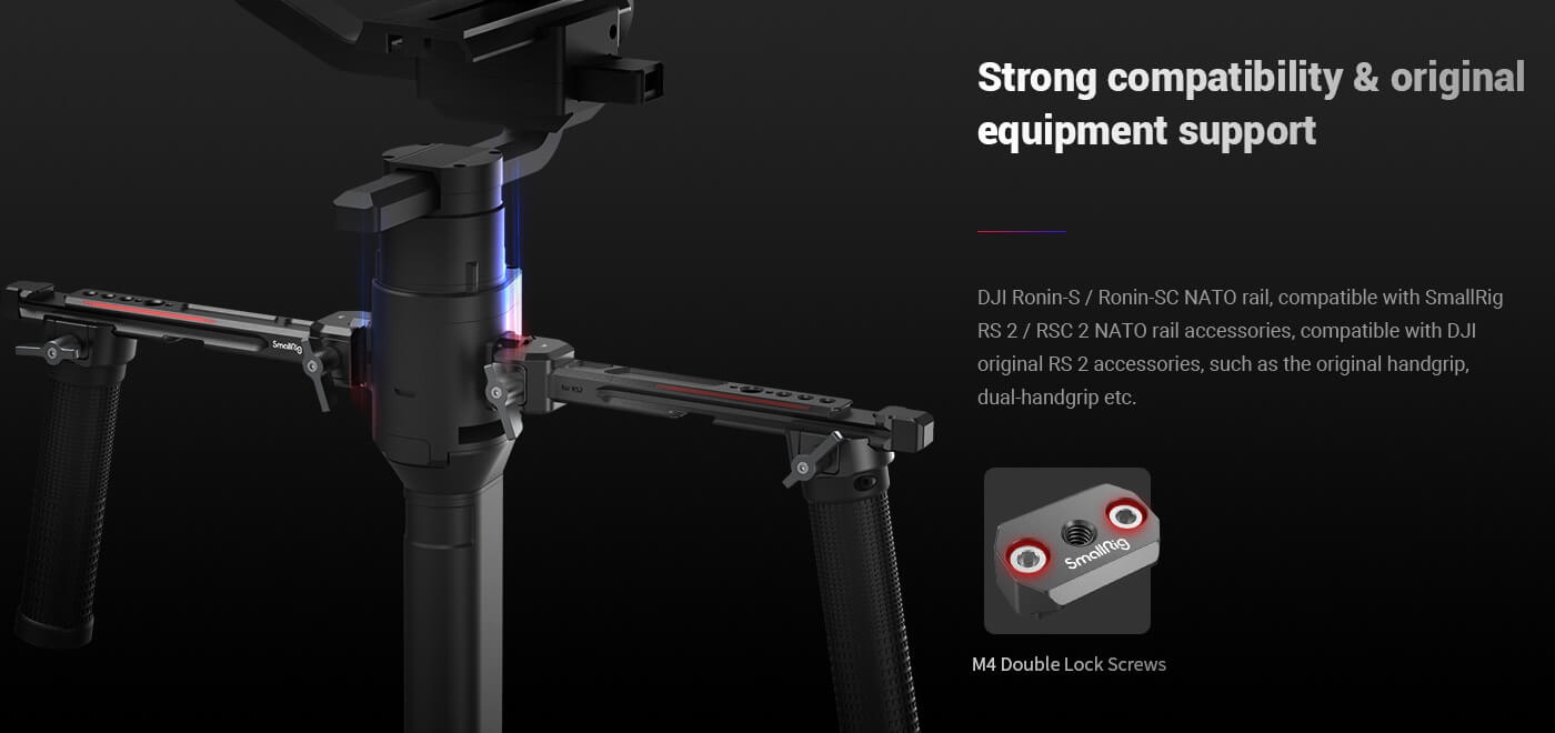 SmallRig NATO Rail for DJI Ronin S / SC 3032