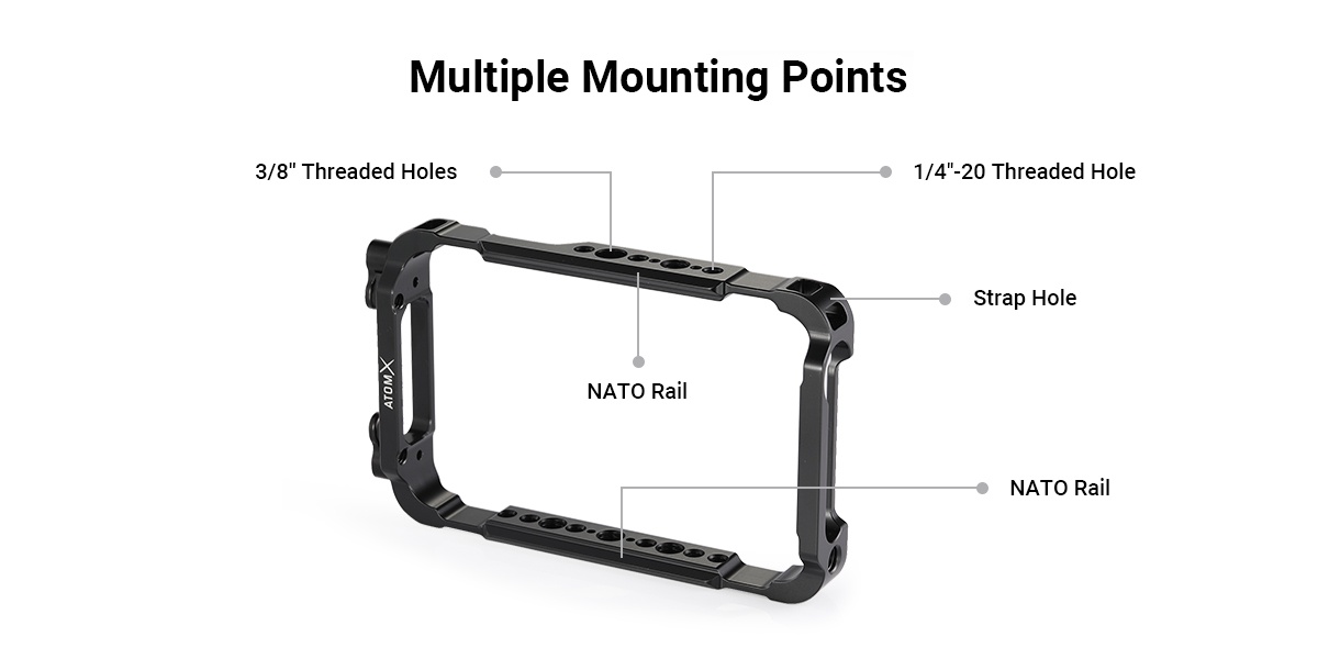 SmallRig Cage for Atomos Ninja V and V+ 2209