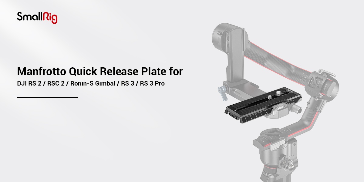 SmallRig Quick Release Plate pro DJI RS 2 / RSC 2 / Ronin-S 3158B