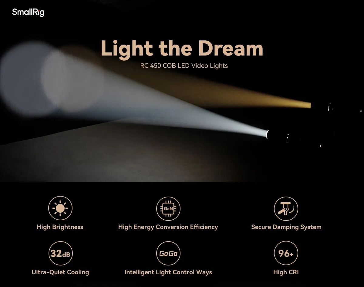 SmallRig RC 450 COB LED