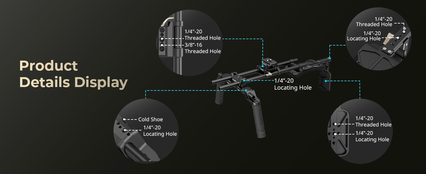 SmallRig Shoulder Rig Kit Classic Version 4480B