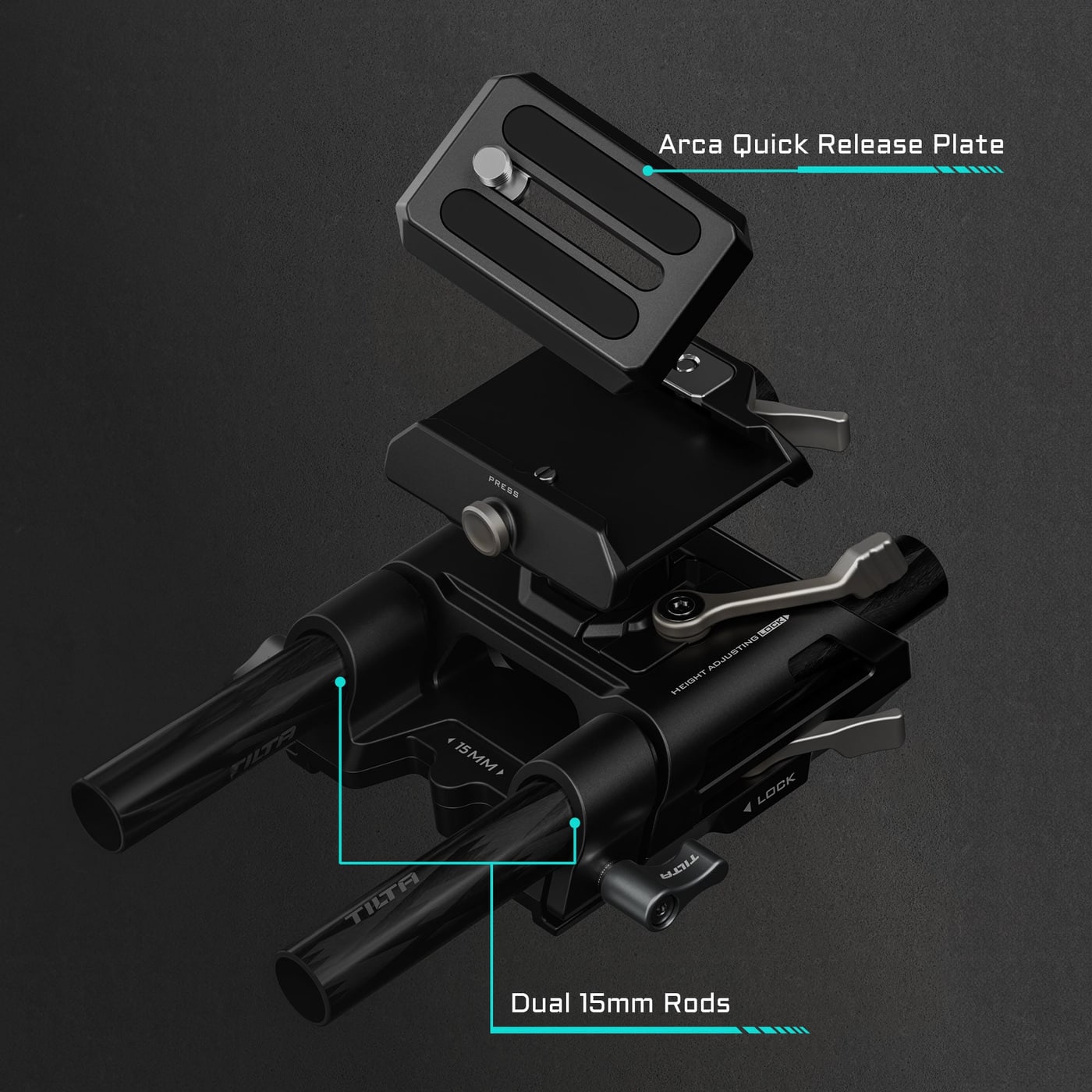 Arca on top, dovetail below