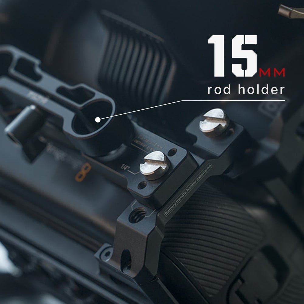 15 mm rod holder for the battery grip