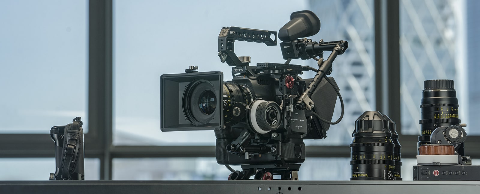 The Tilta Basic Kit TA-T11-B-B is the cage for the Blackmagic Pocket Cinema Camera 6K Pro and 6K G2 with the essential accessories