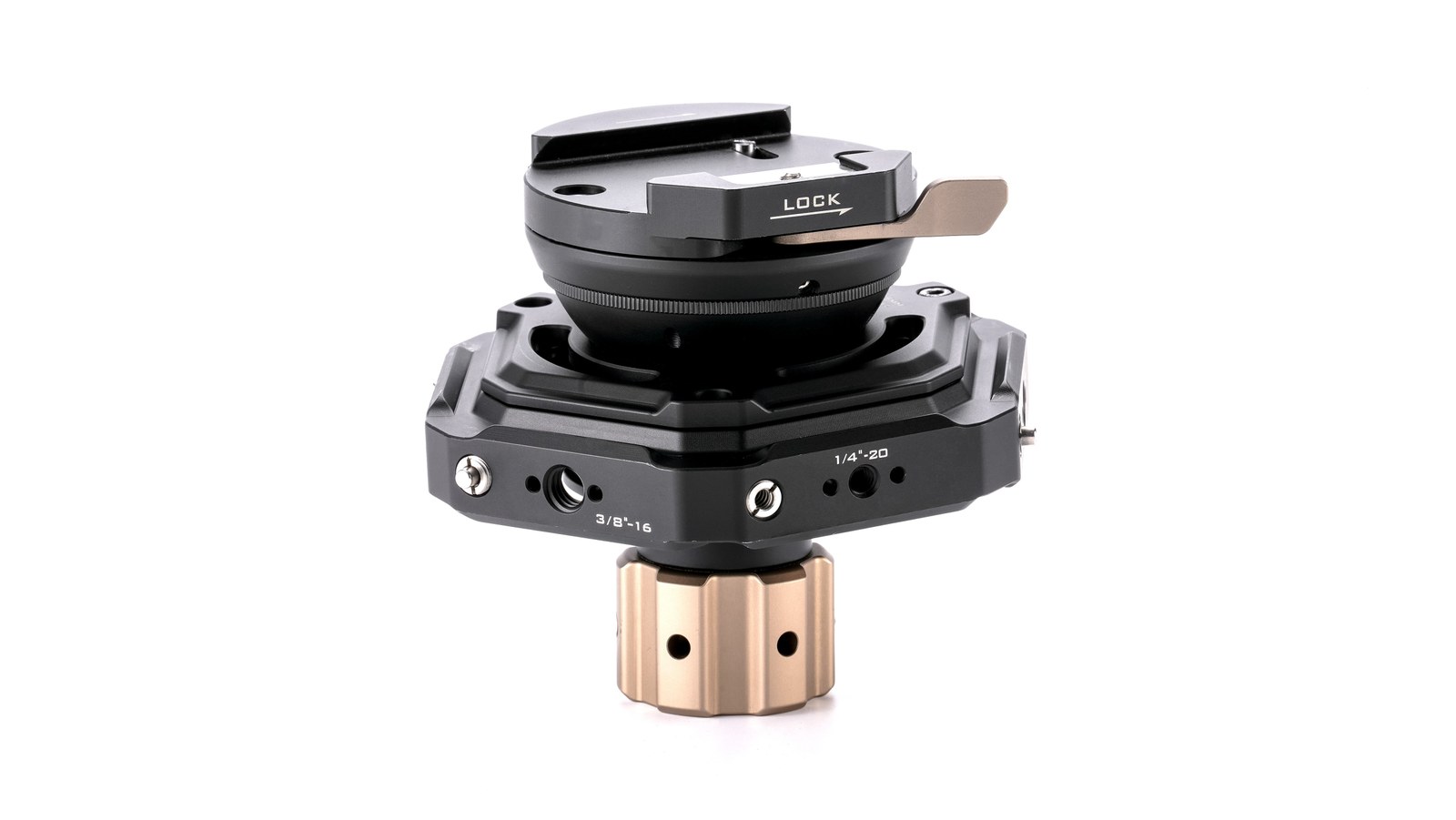 Three 152 mm suction cups with a NATO rail