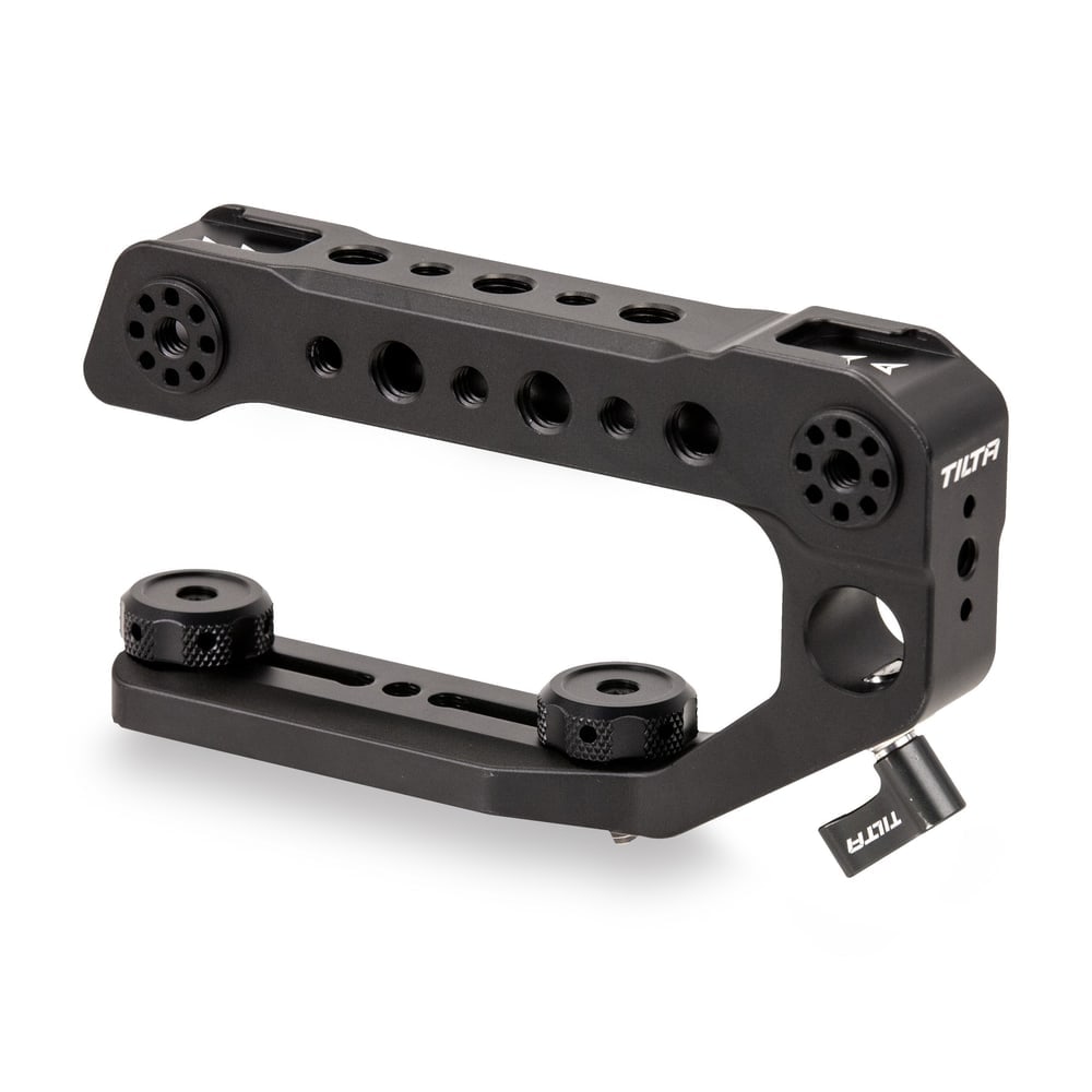 Monitor mount and a rod for the viewfinder