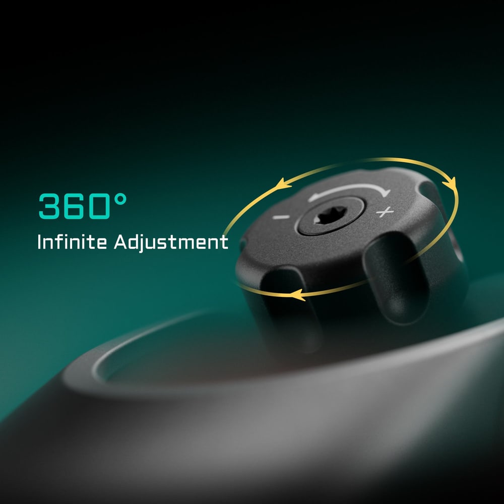 Infinite 360° adjustment
