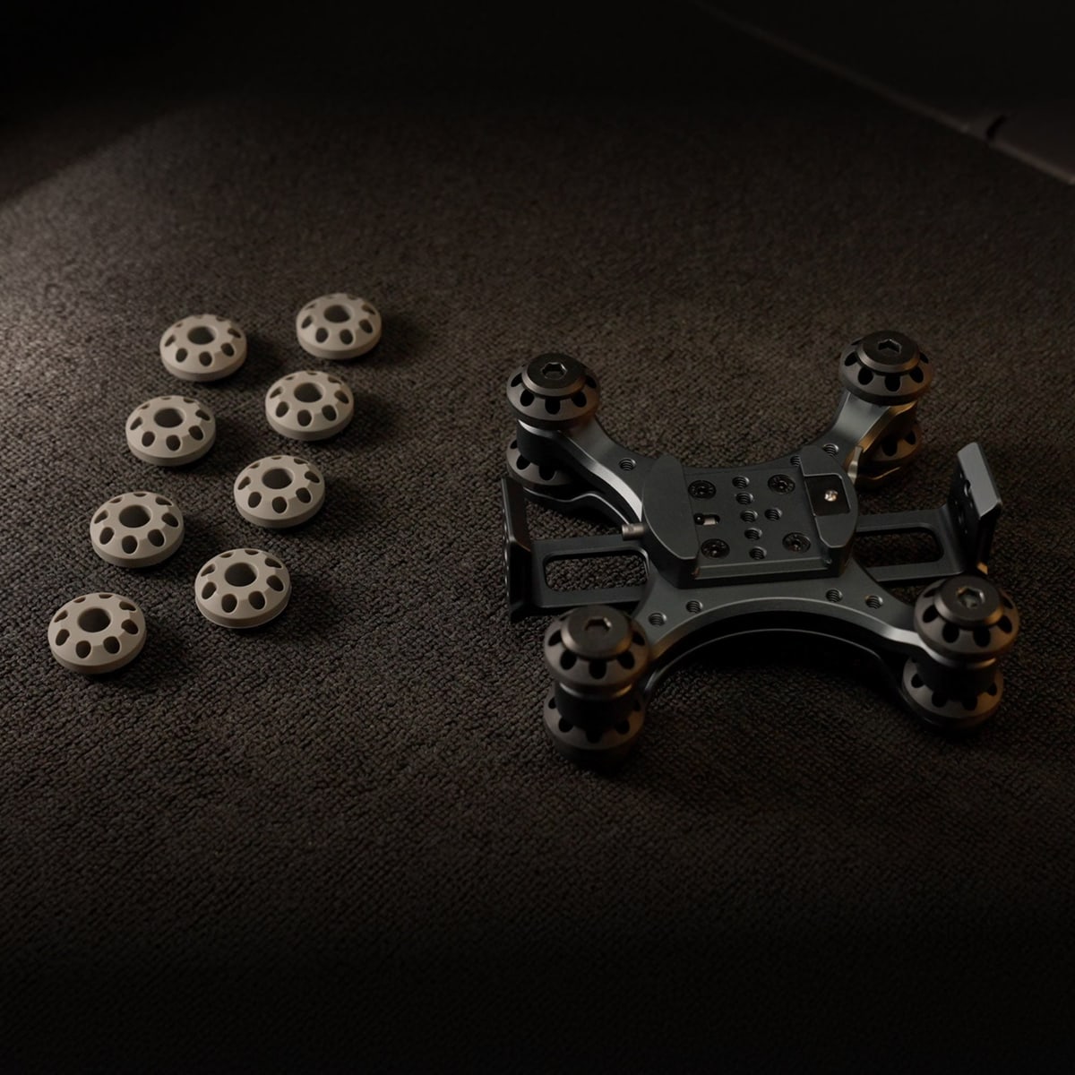 Swappable damping blocks