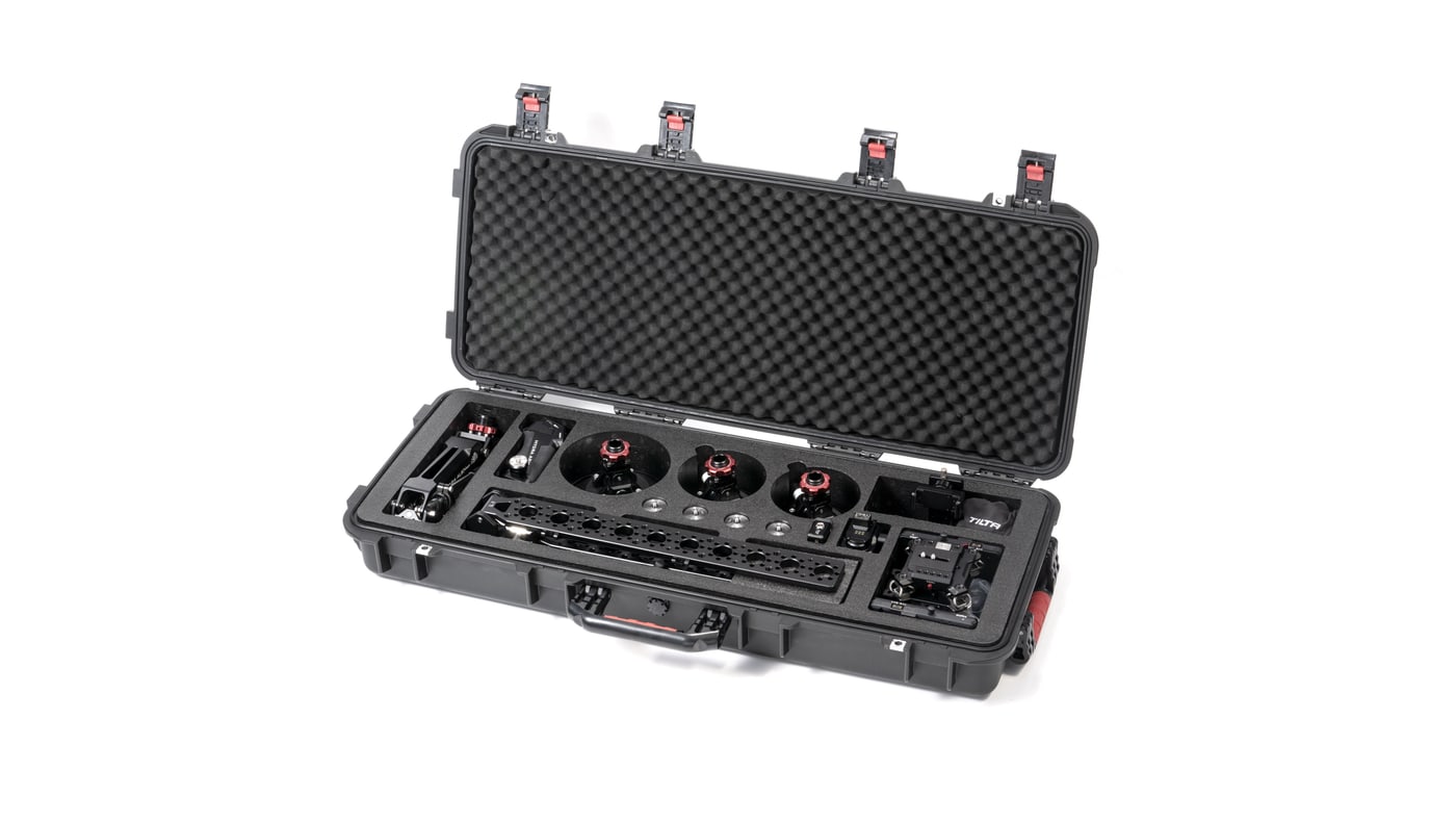 Waterproof case with cut foam