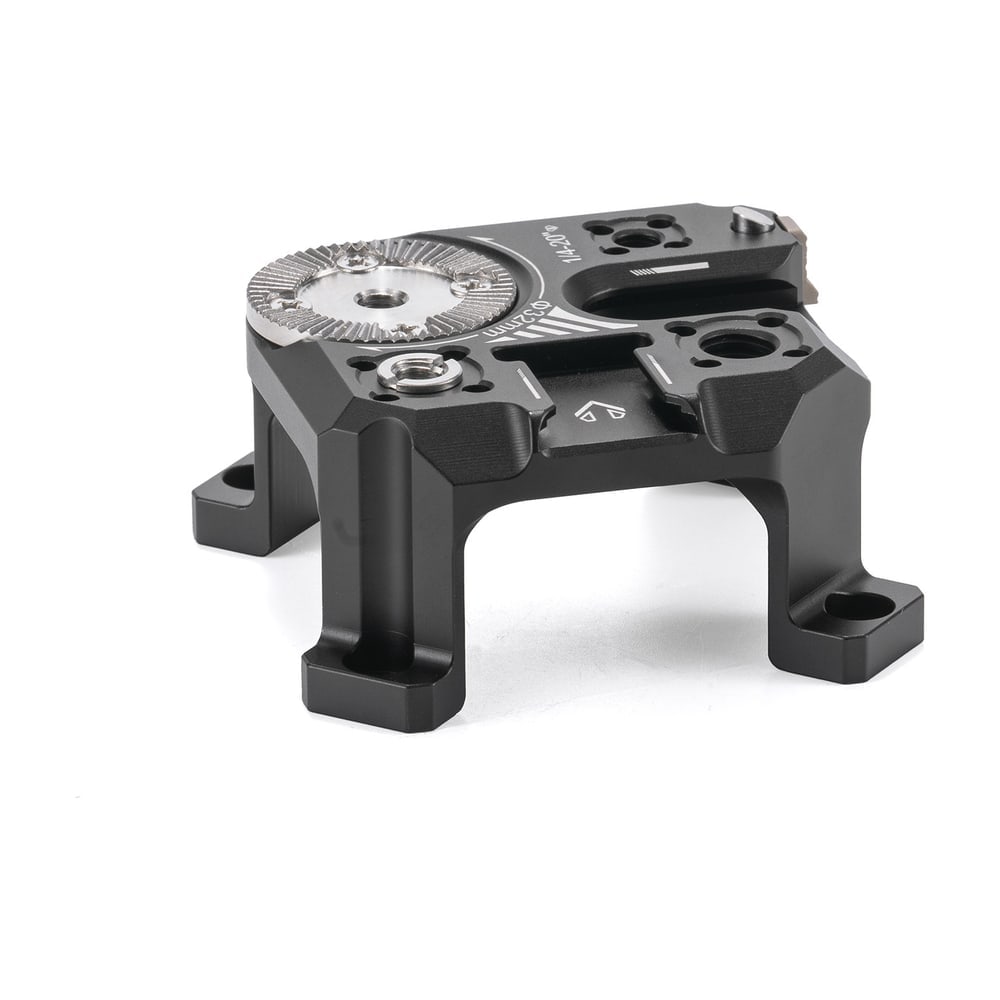 32 mm ARRI rosette and 1/4″-20 threads