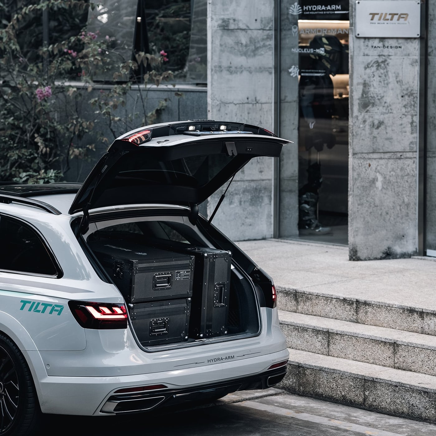 Three cases that fit in a van
