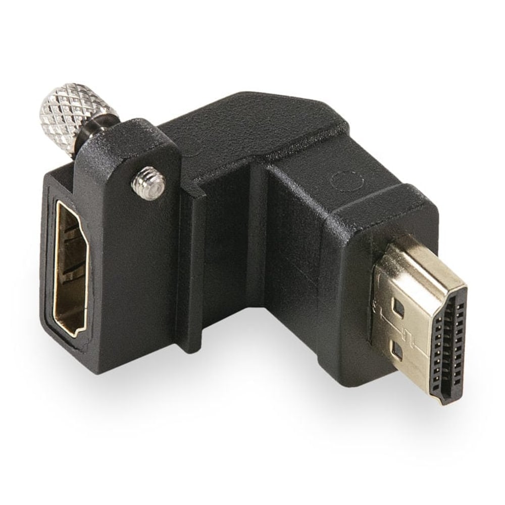 Secured with a finger-tightening screw