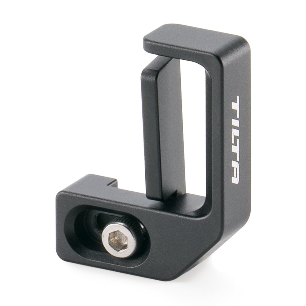 HDMI cable clamp on the side of the cage
