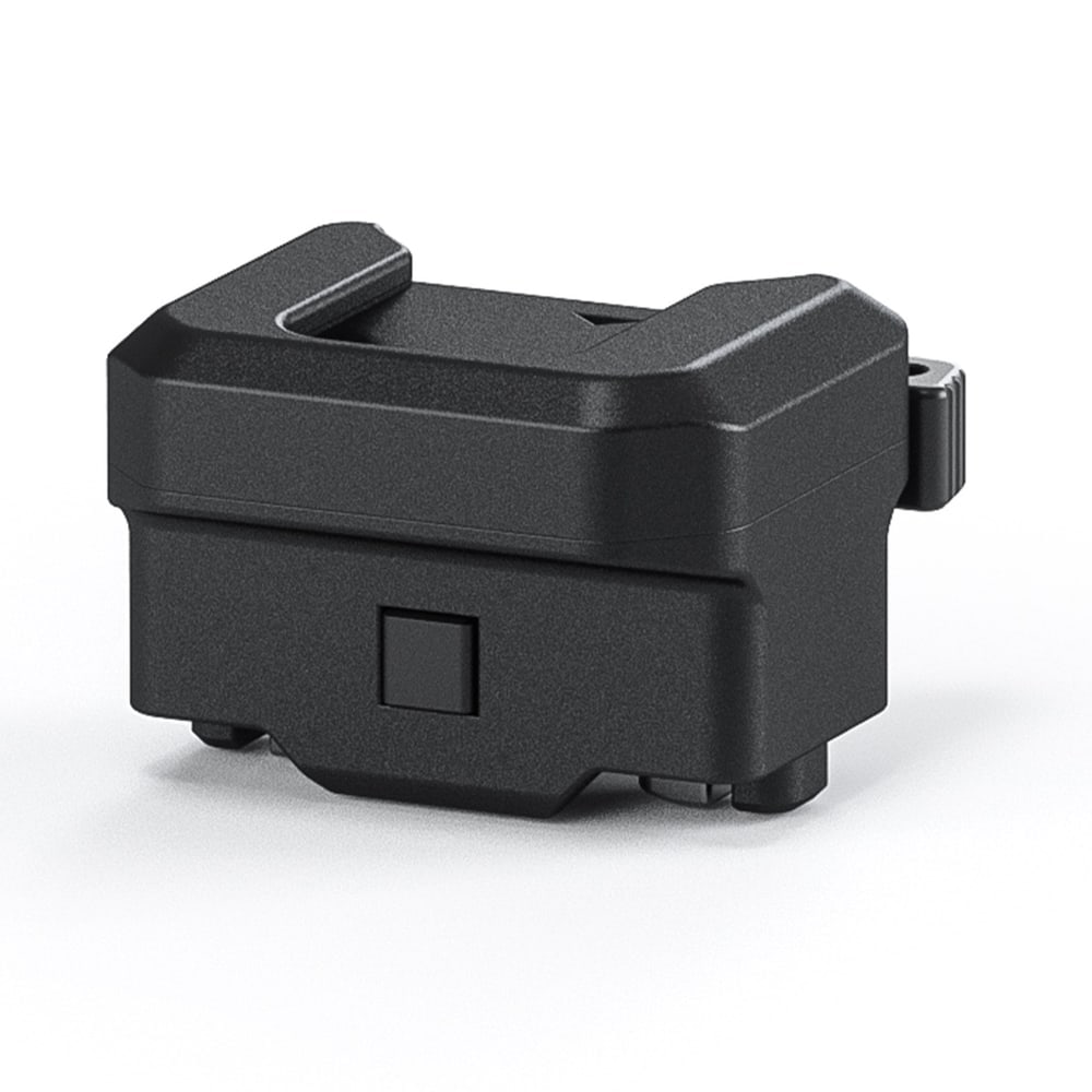 A cold shoe for microphone, light or monitor