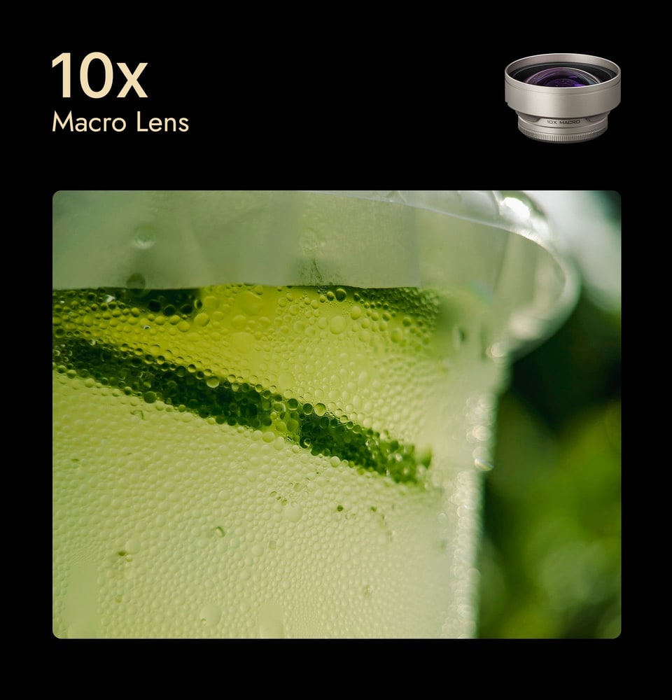 10x magnification with clean detail