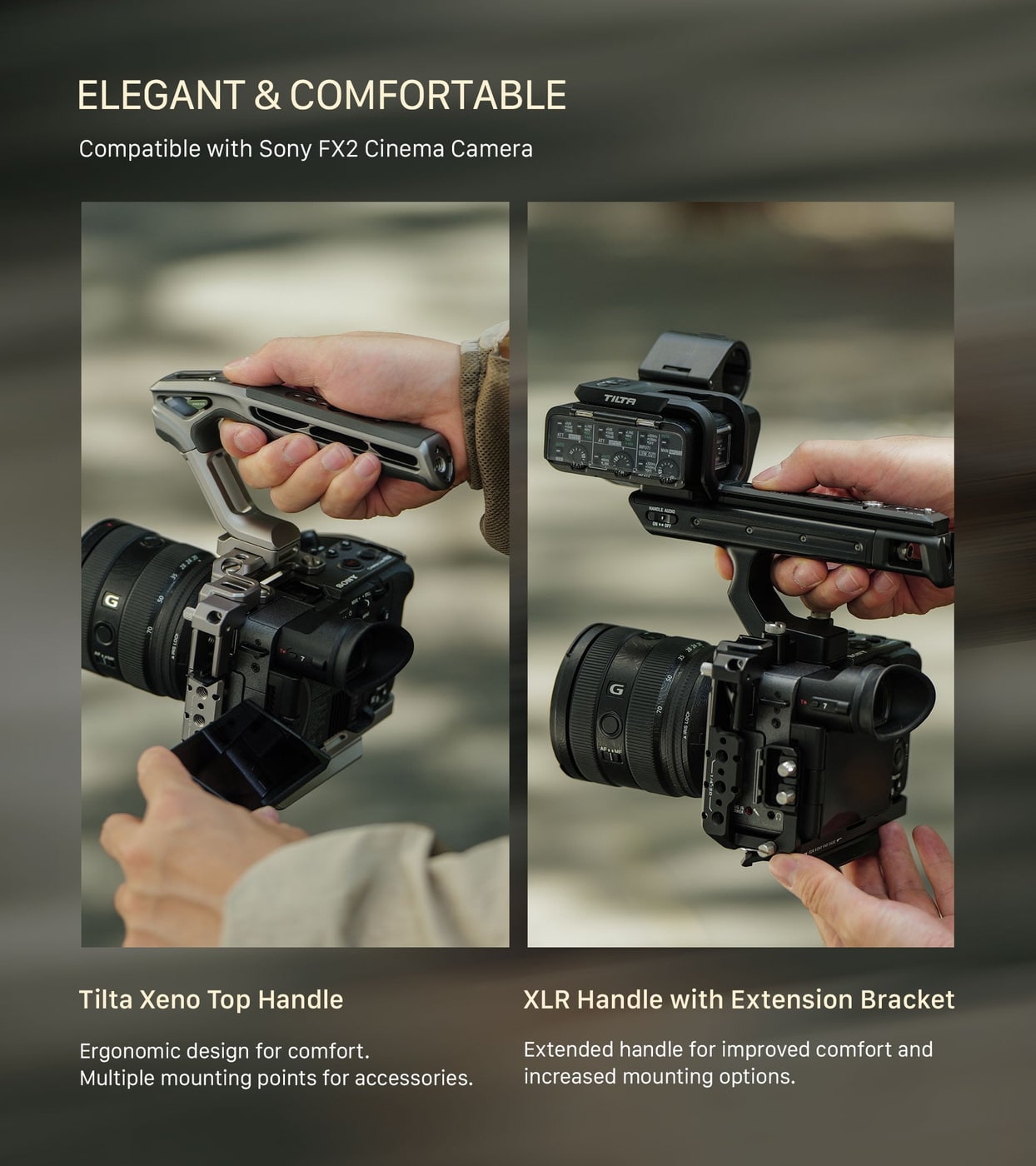 Elegant and comfortable in the hand