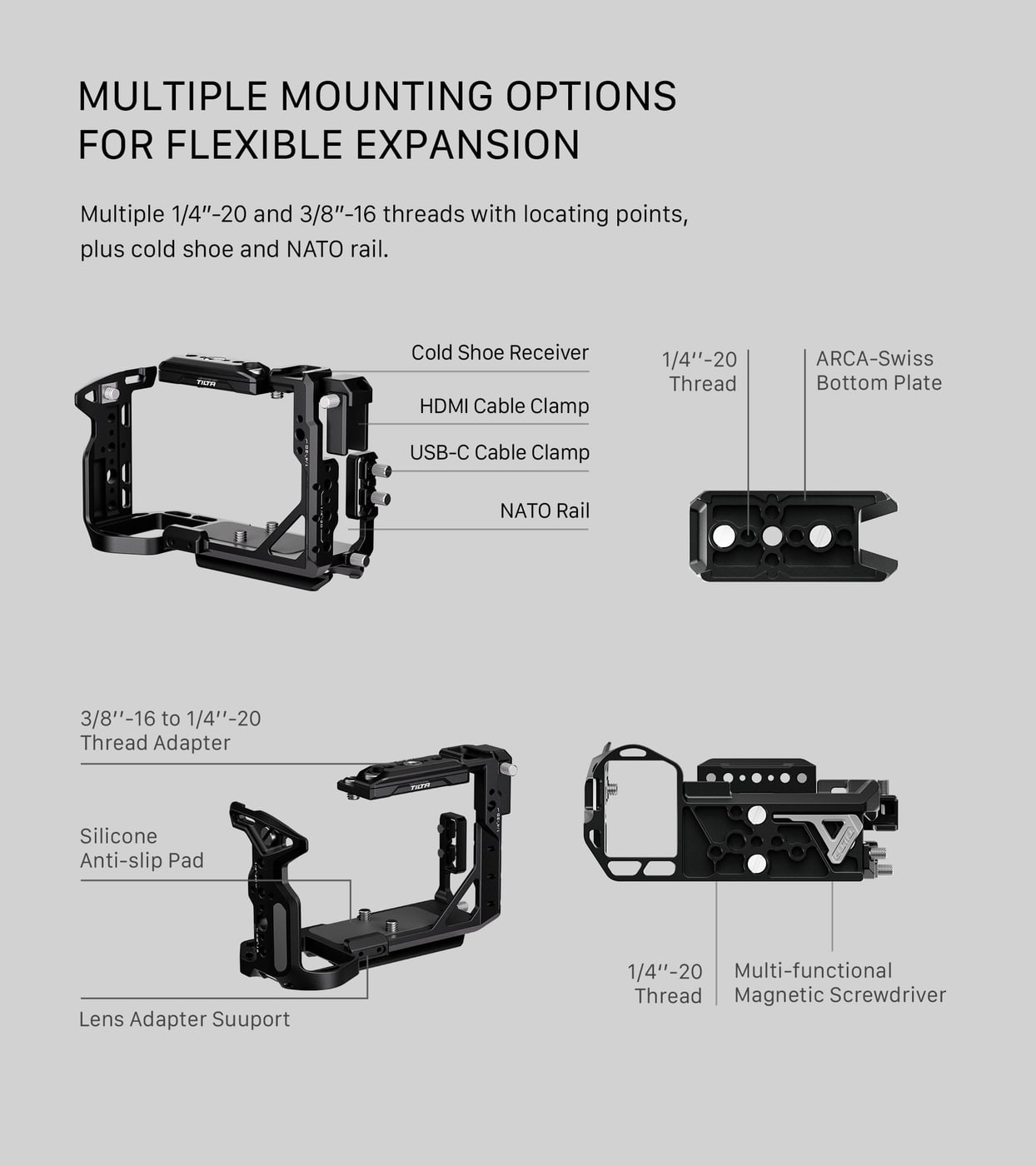Mounting points for expansion