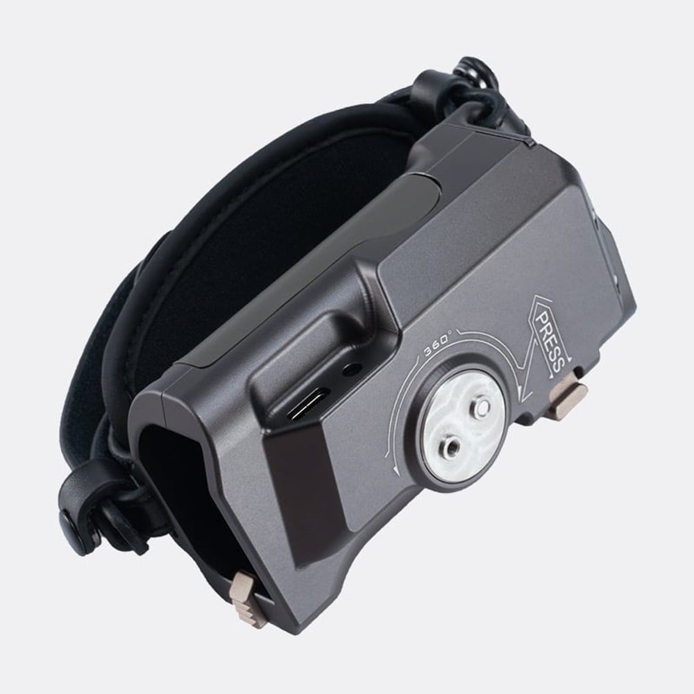 Ergonomic grip and wrist strap