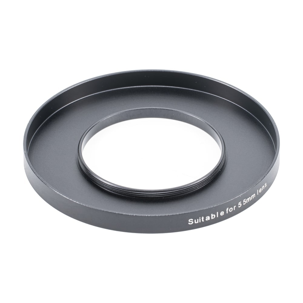 No front thread, for less vignetting