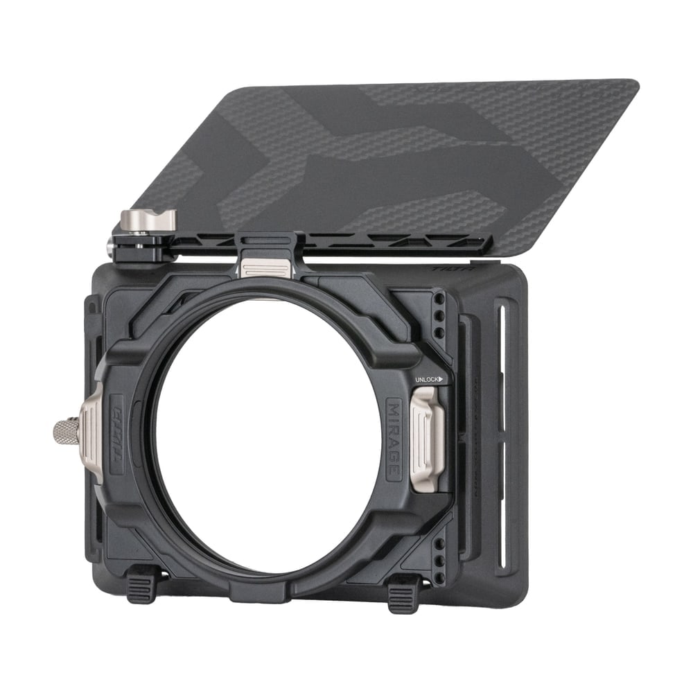 Clamps into the Mirage matte box