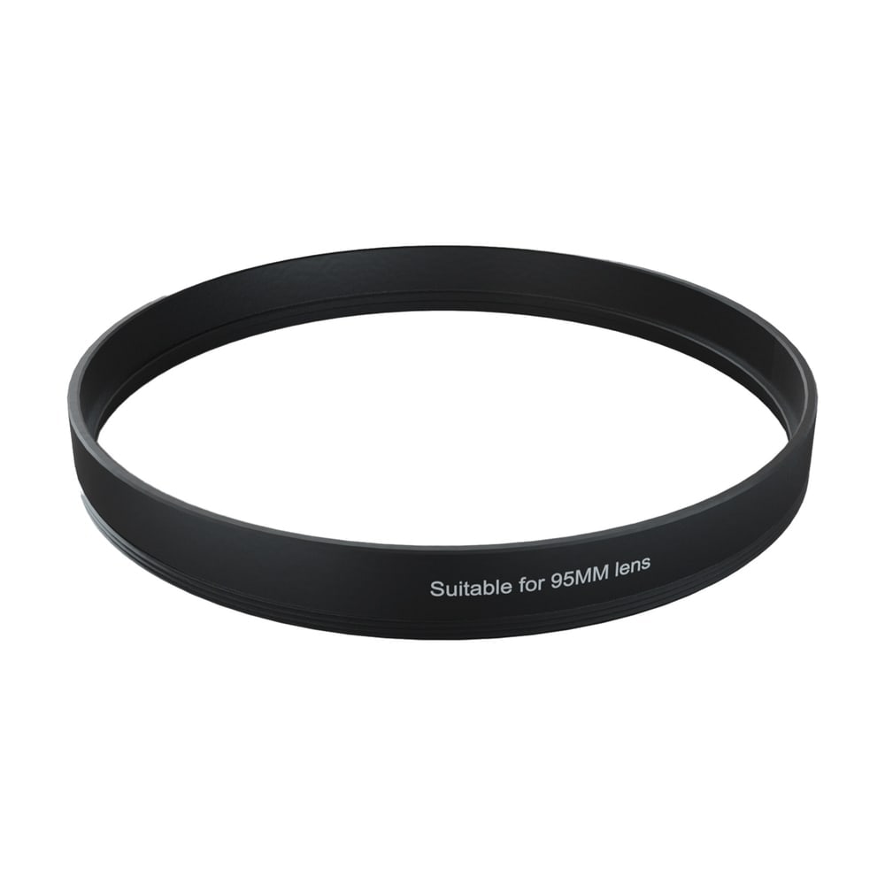 No front thread, for lenses with a 95 mm thread