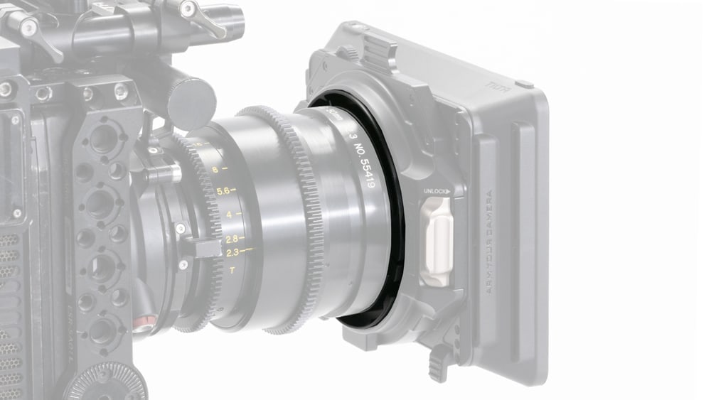 Clamps onto the lens, not into a thread