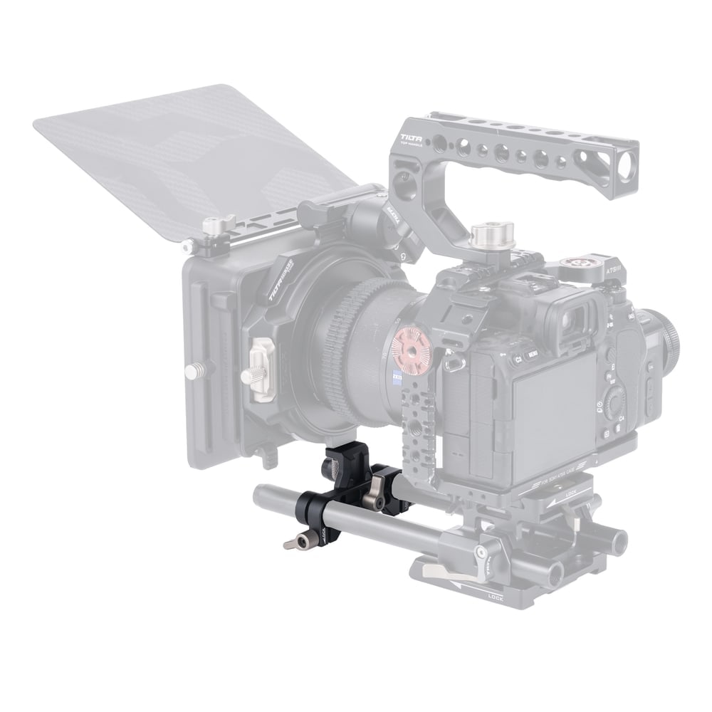 Matte box on the rods, not on the lens