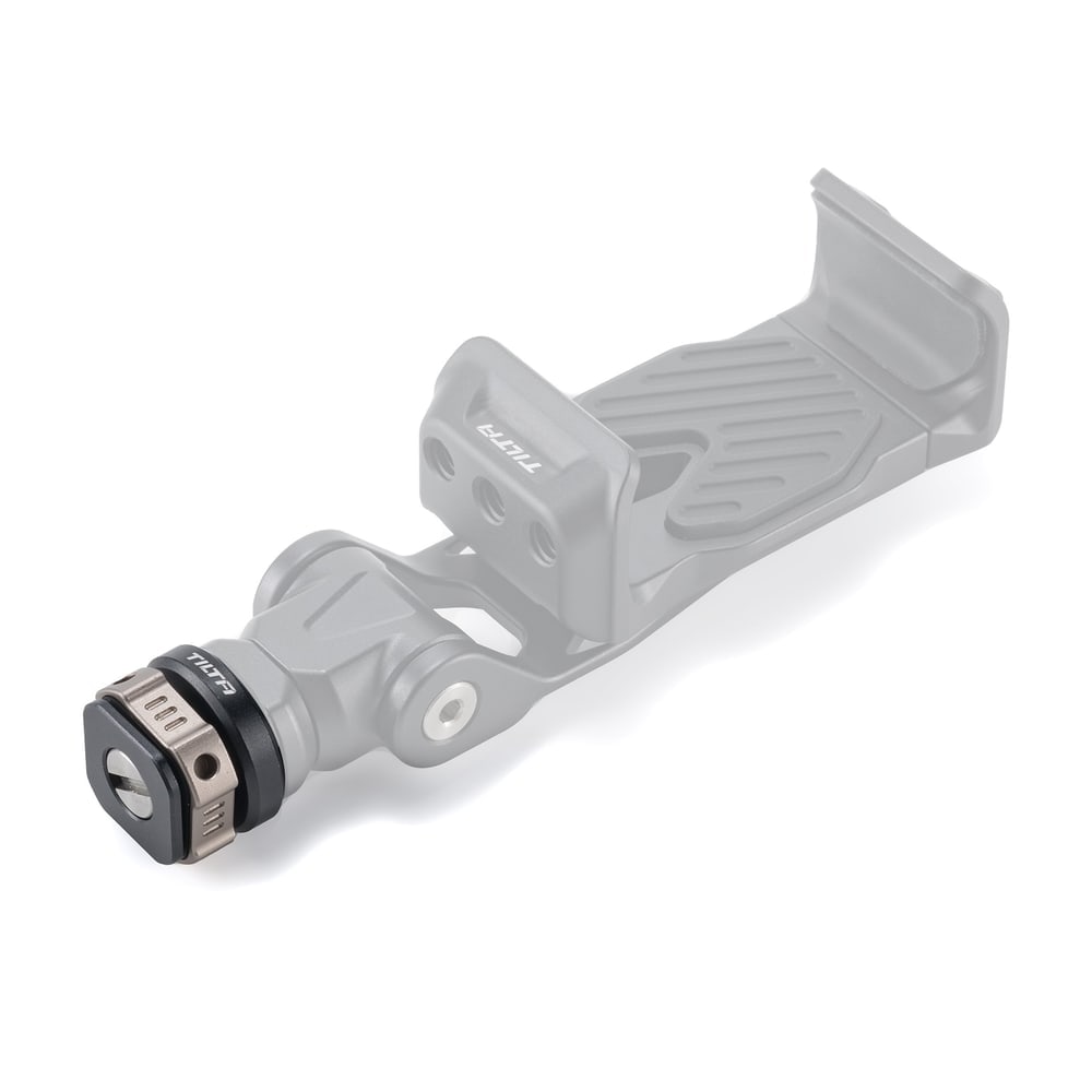 Cold shoe foot with a locking nut
