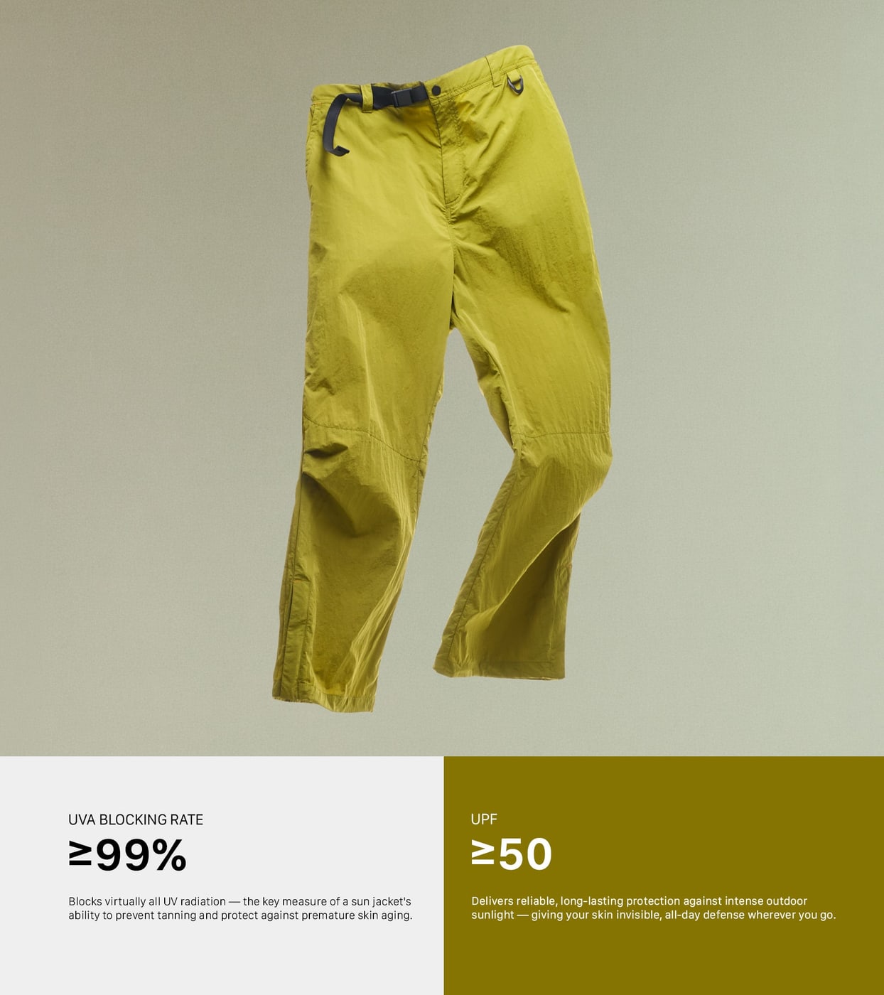UPF 50+ UV protection