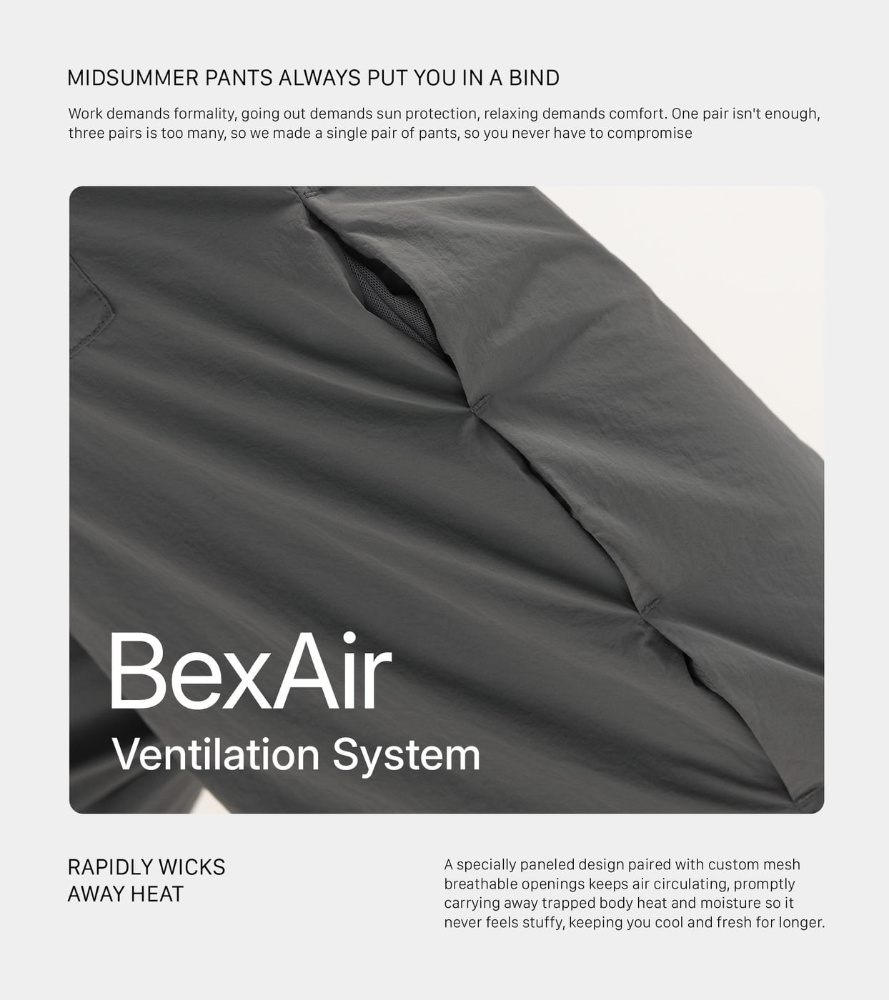 BexAir ventilation system