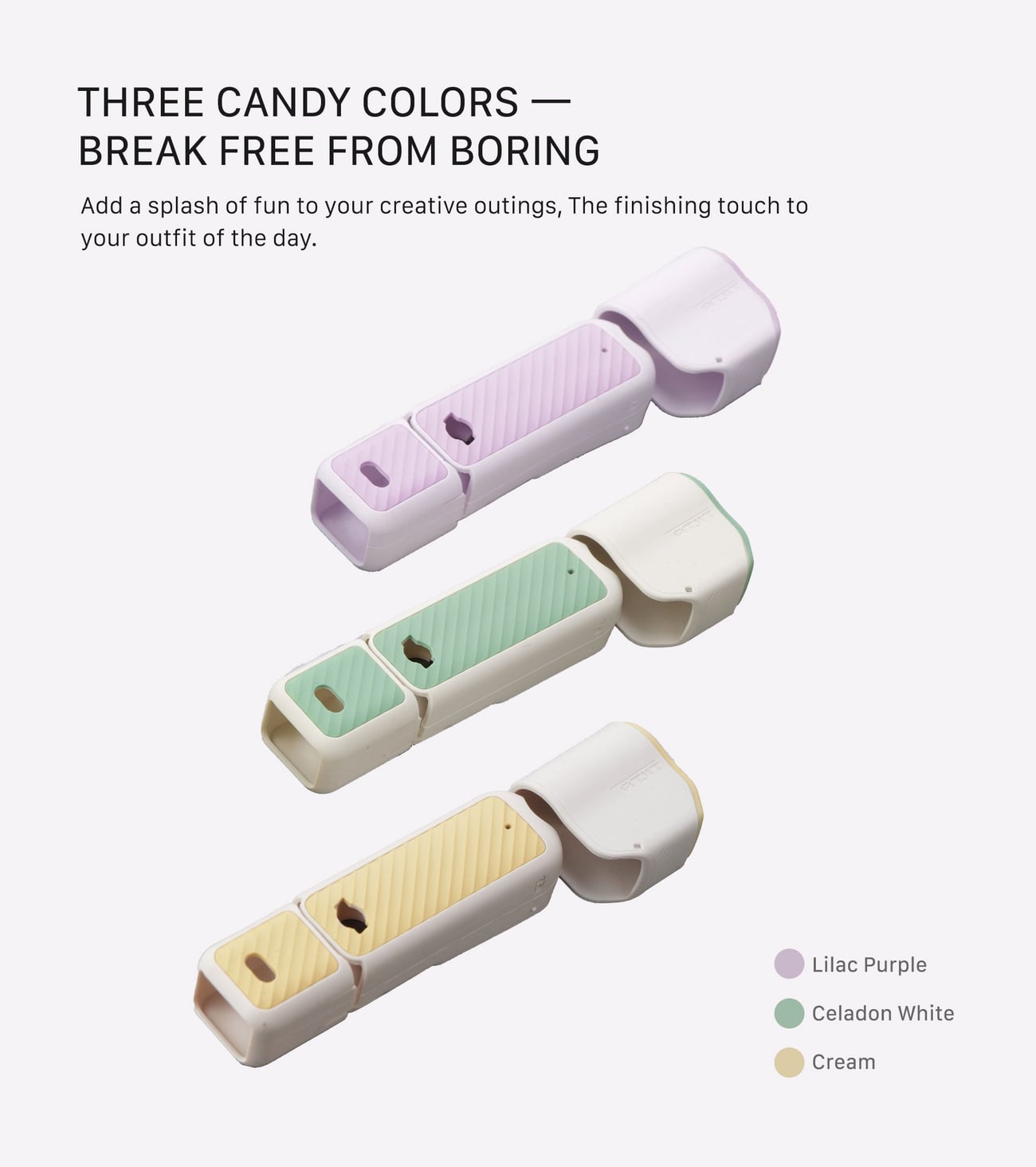 Three colours you can mix