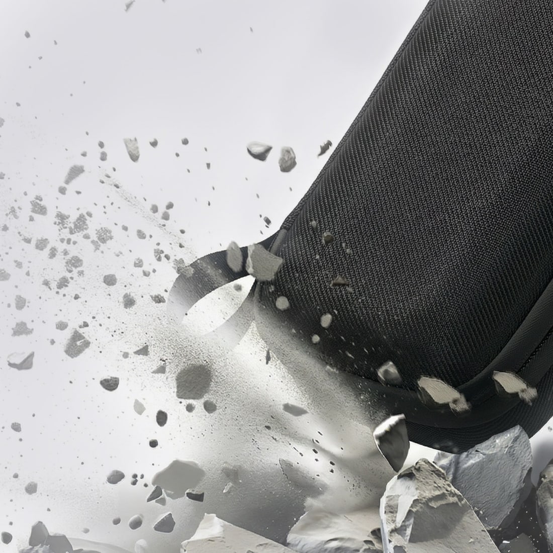 A hard shell against impact