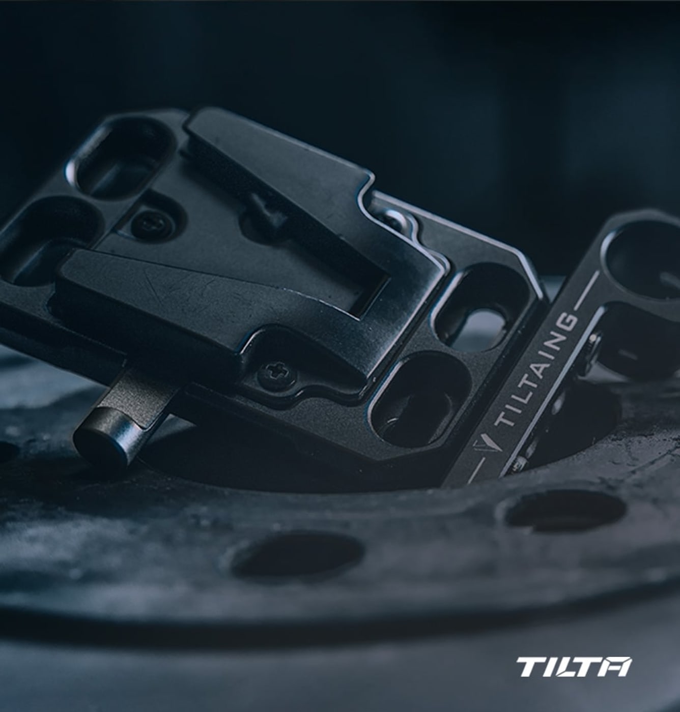 A latch against the battery falling out
